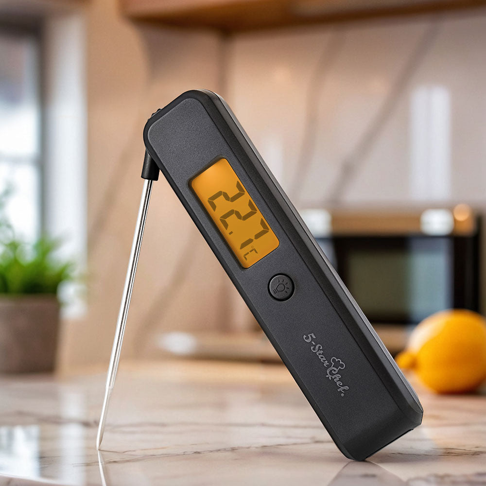 5 Star Chef Digital Food Thermometer Instant Read BBQ Cooking
