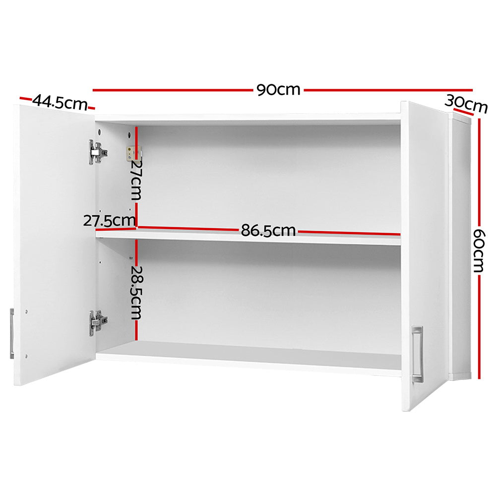 Cefito 900mm Wall Mounted Medicine Cabinet White