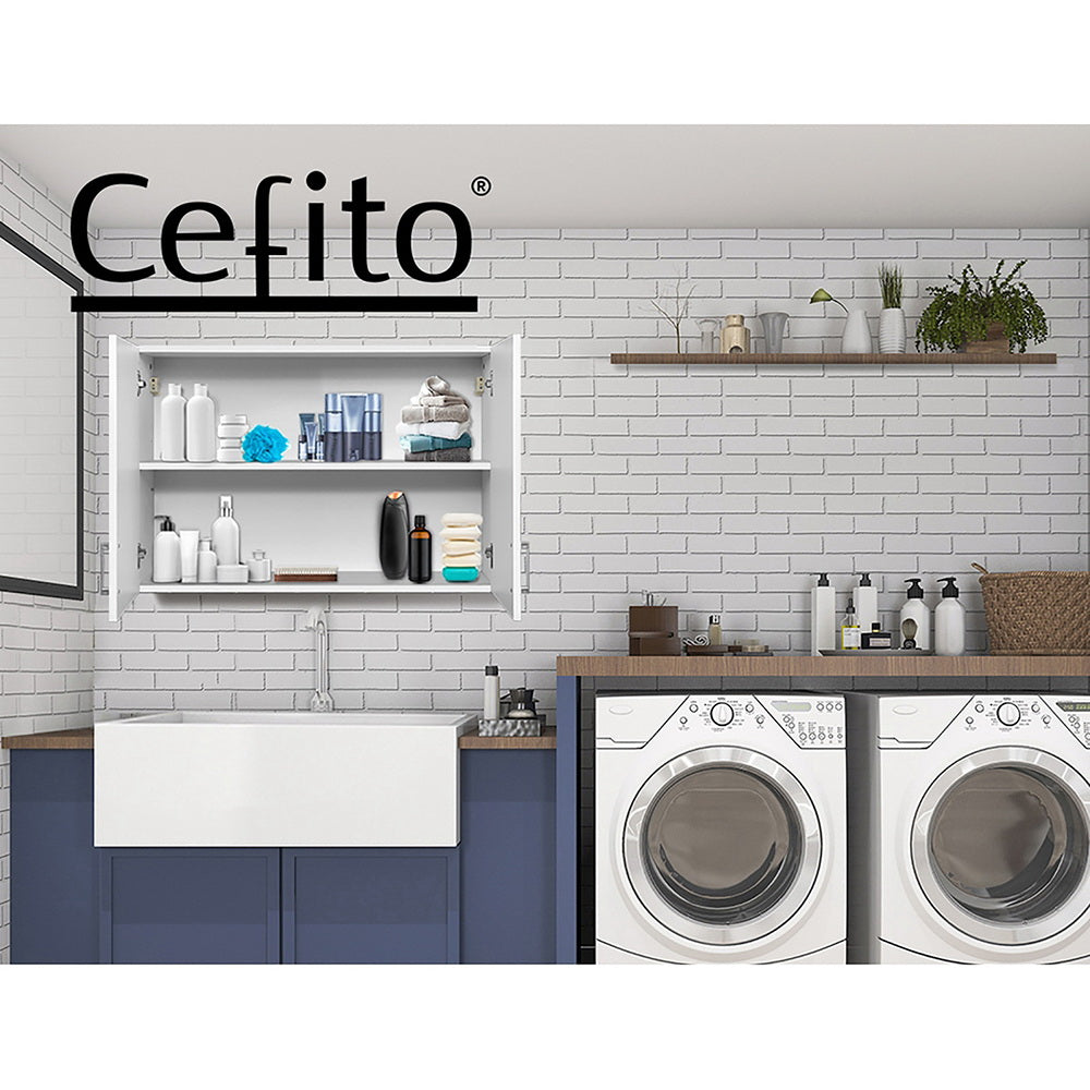 Cefito 900mm Wall Mounted Medicine Cabinet White