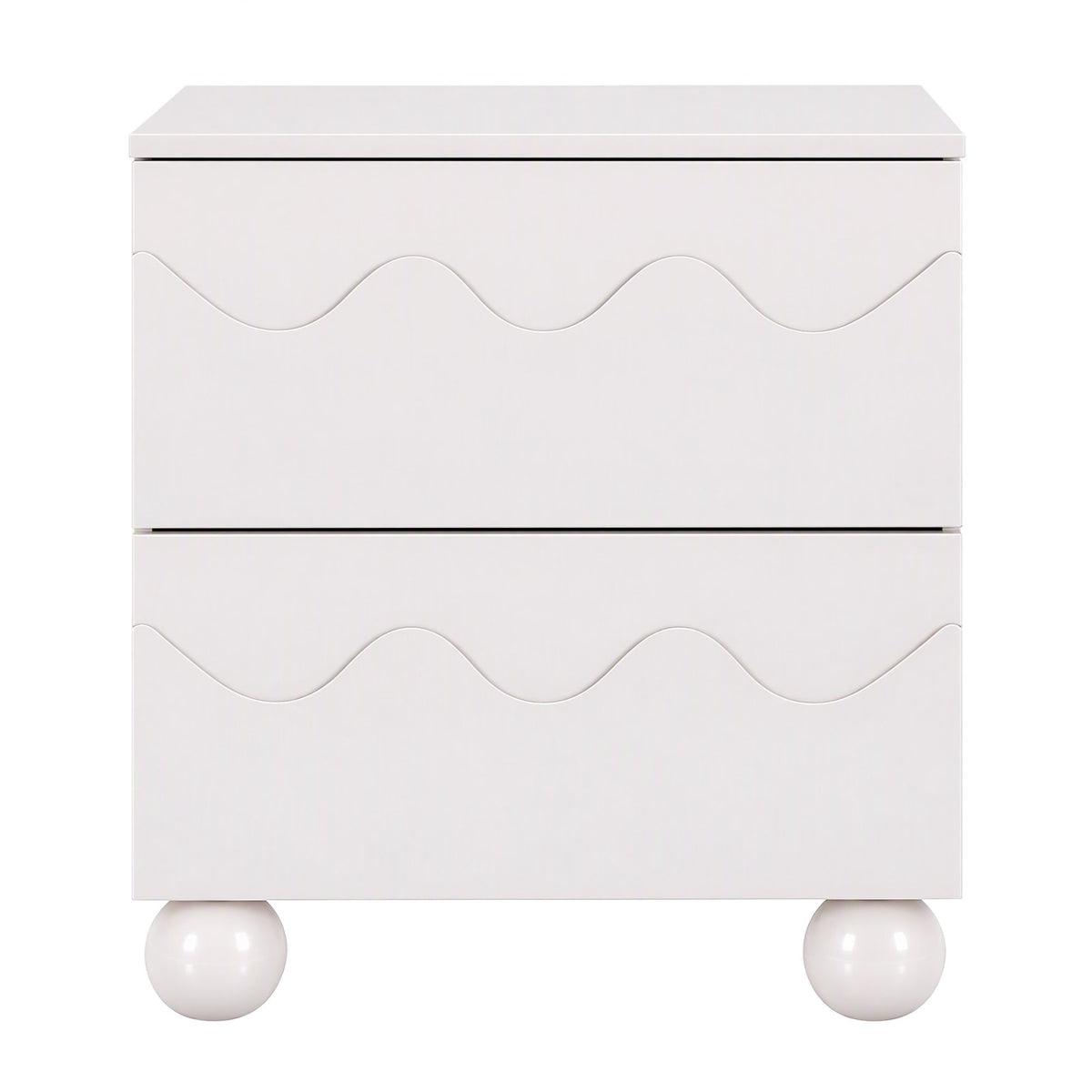 Artiss Bedside Table Nightstand 2 Drawers Storage Side Cabinet Beige