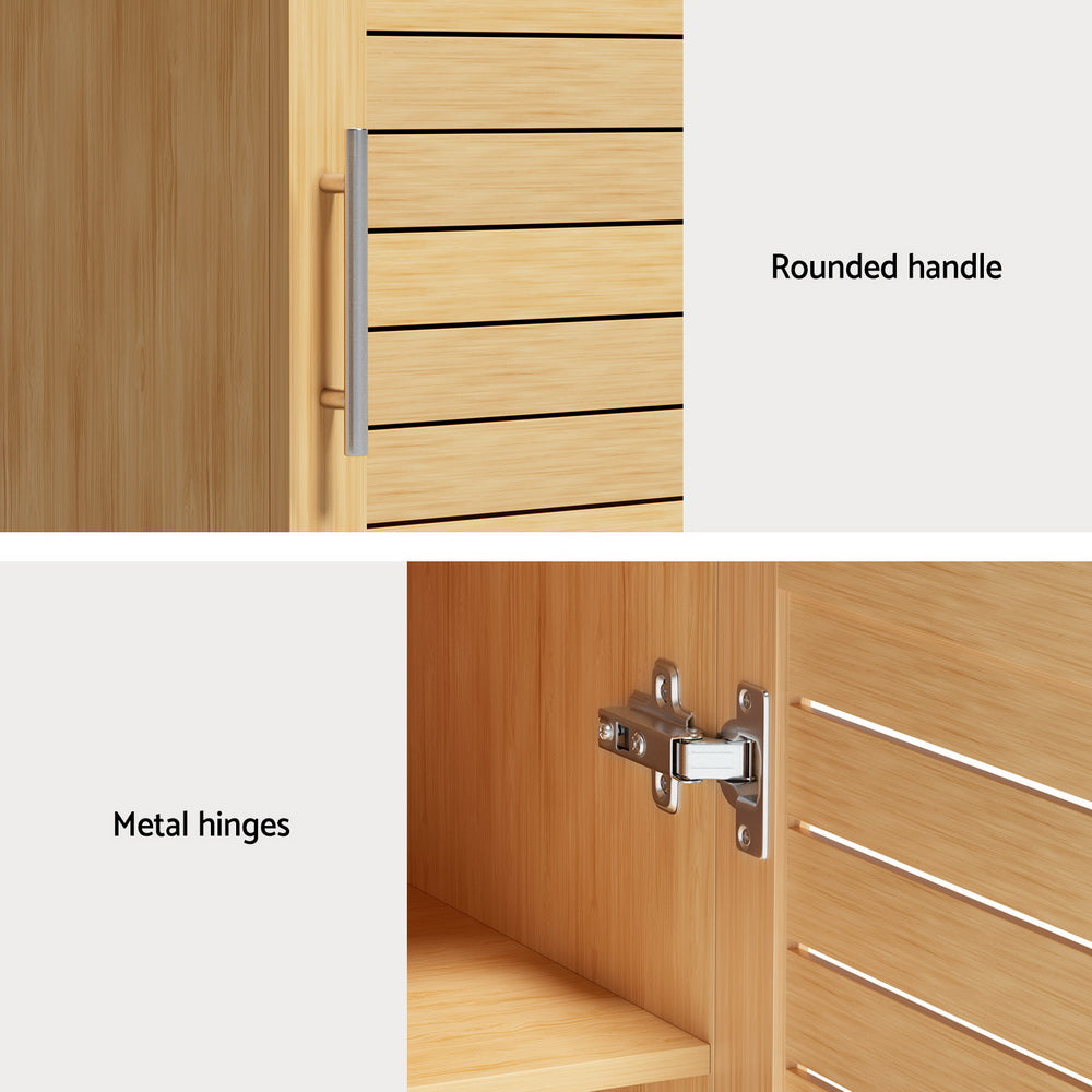JILL 70cm Wall Mounted Bathroom Storage Cabinet Oak
