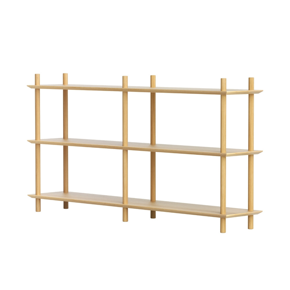 Artiss 3 Tier Bookshelf Wooden Display Storage Rack Pine