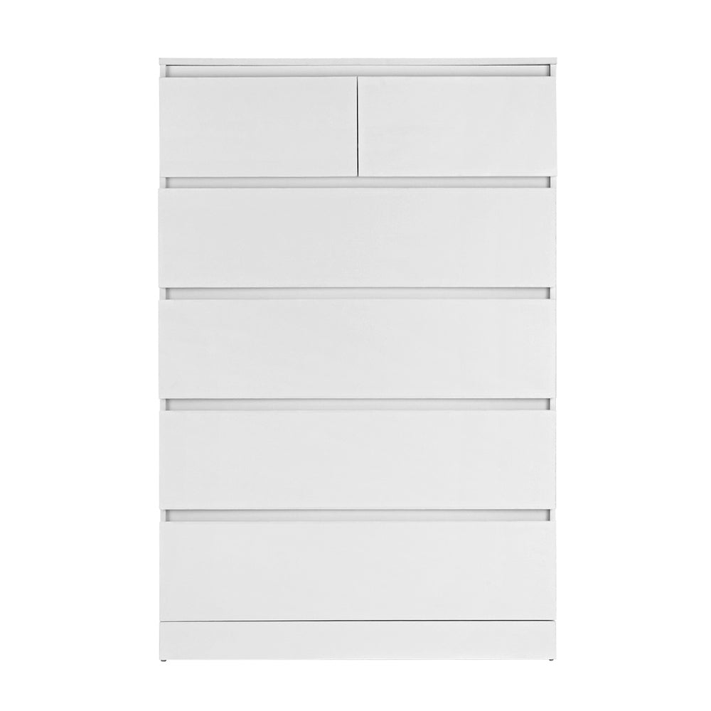 PEPE 6-Drawer Chest White