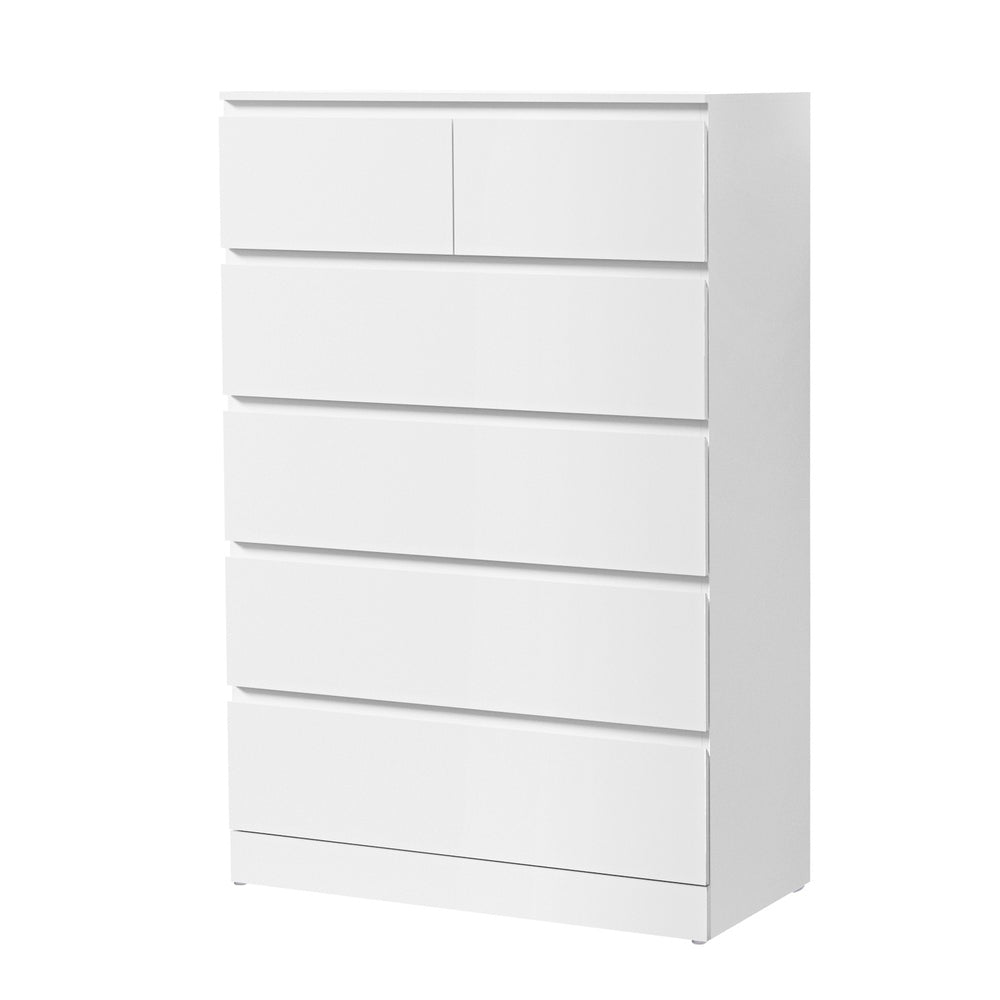 PEPE 6-Drawer Chest White