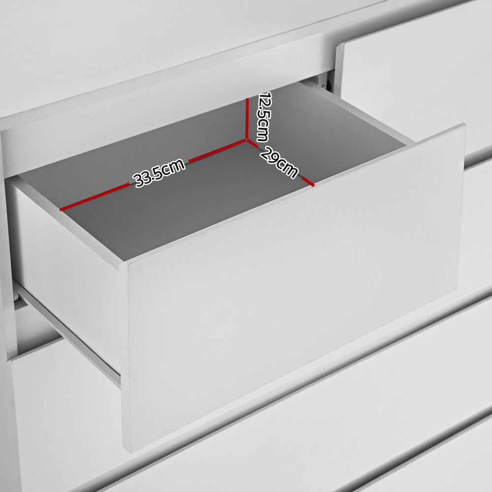 PEPE 6-Drawer Chest White