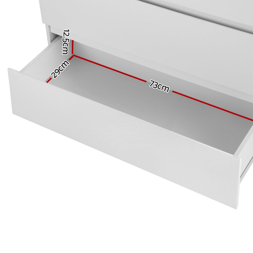 PEPE 6-Drawer Chest White