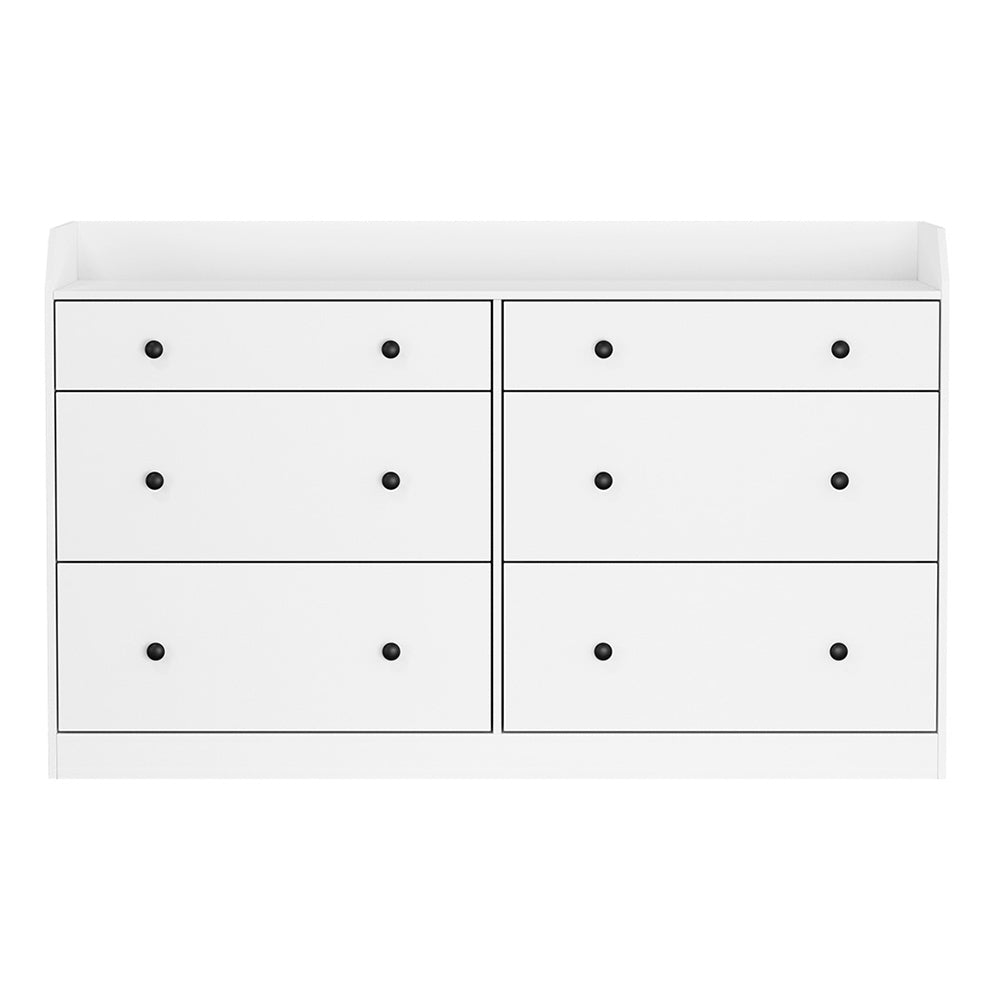 Pete 6-Drawer Chest White