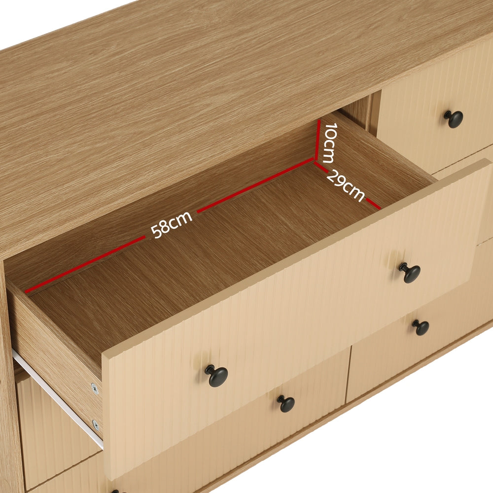 Ruth Tallboy 6-Drawer Chest Pine