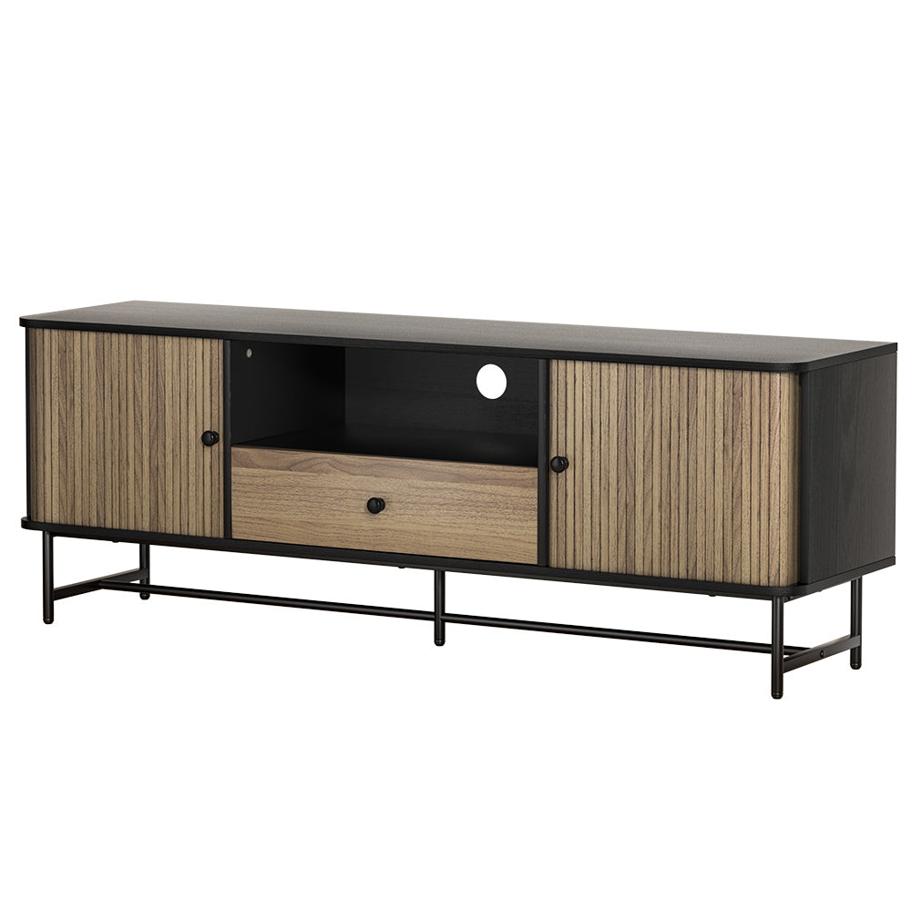 Boris 150cm TV Cabinet Entertainment Unit Black
