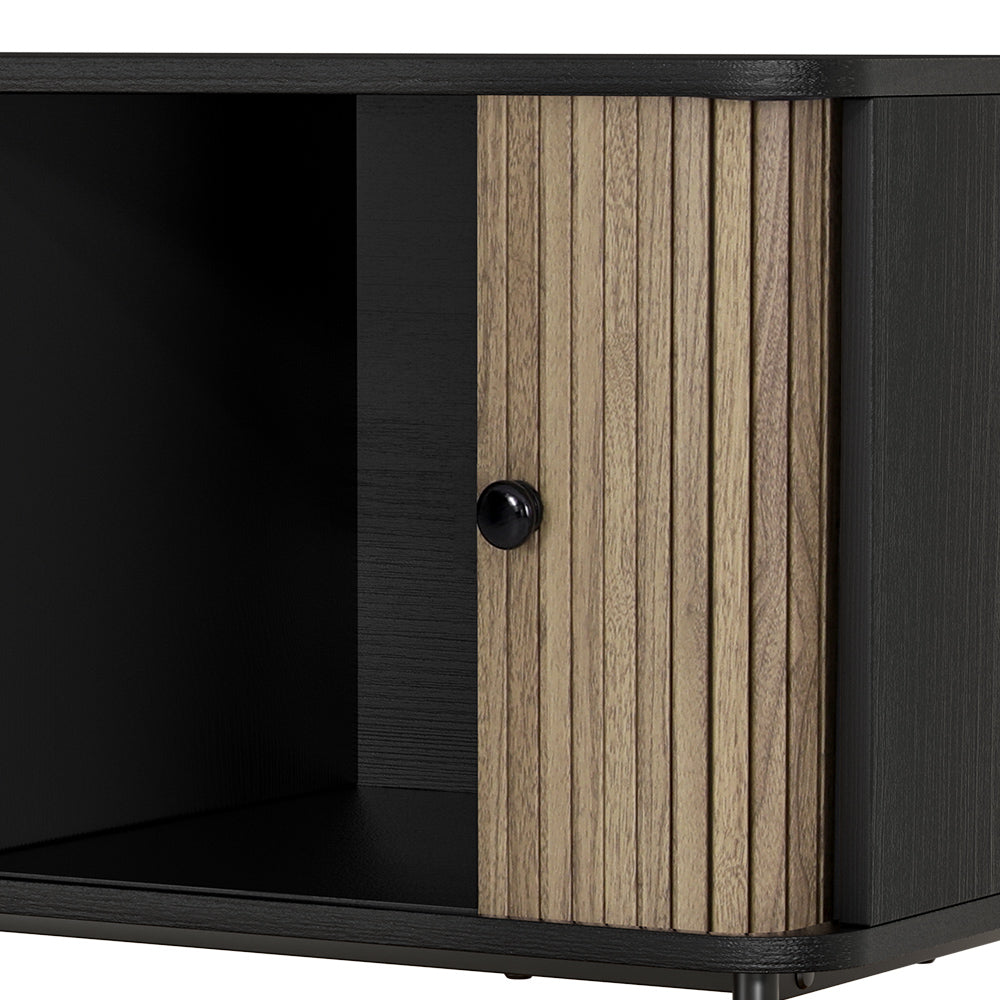 Boris 150cm TV Cabinet Entertainment Unit Black