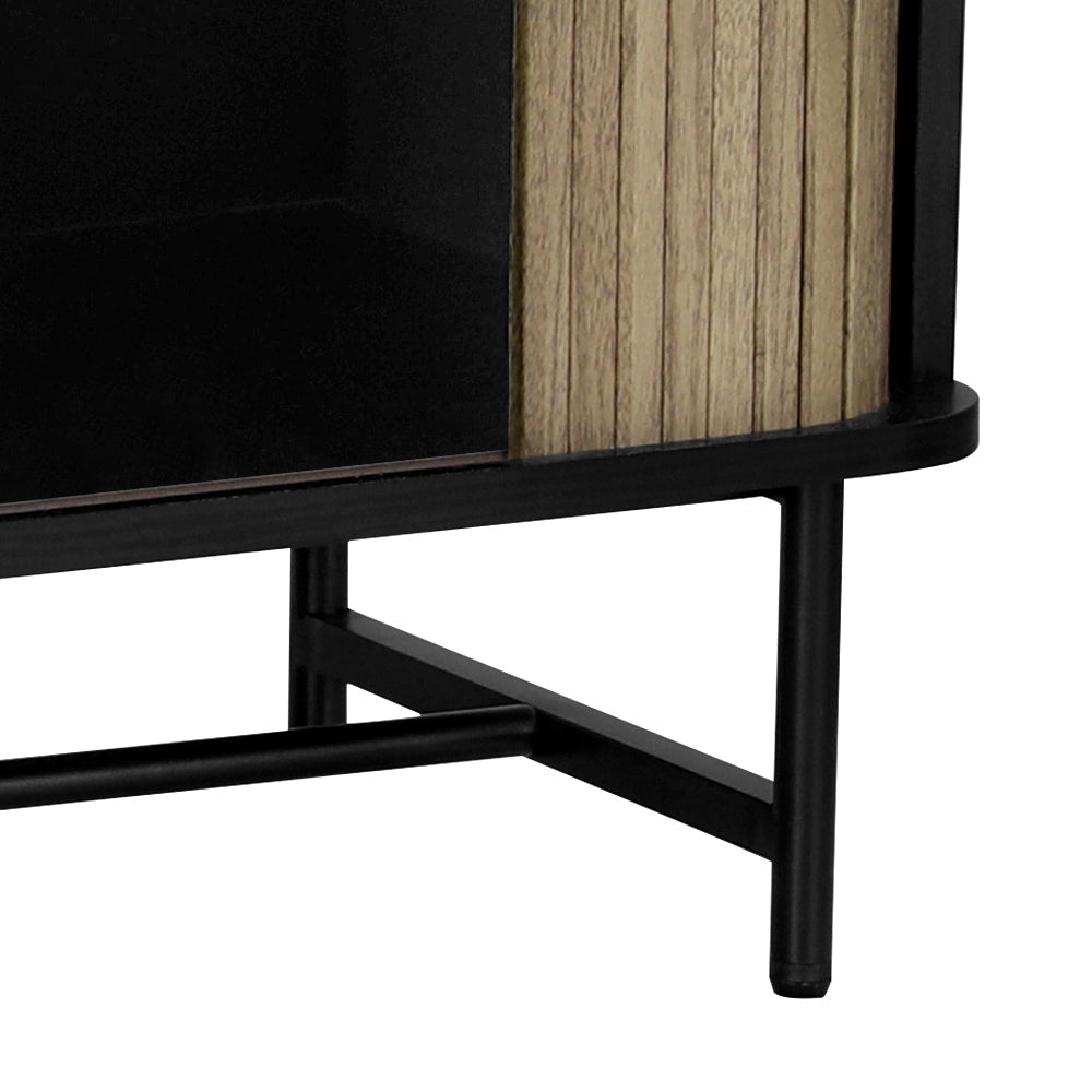Boris 150cm TV Cabinet Entertainment Unit Black
