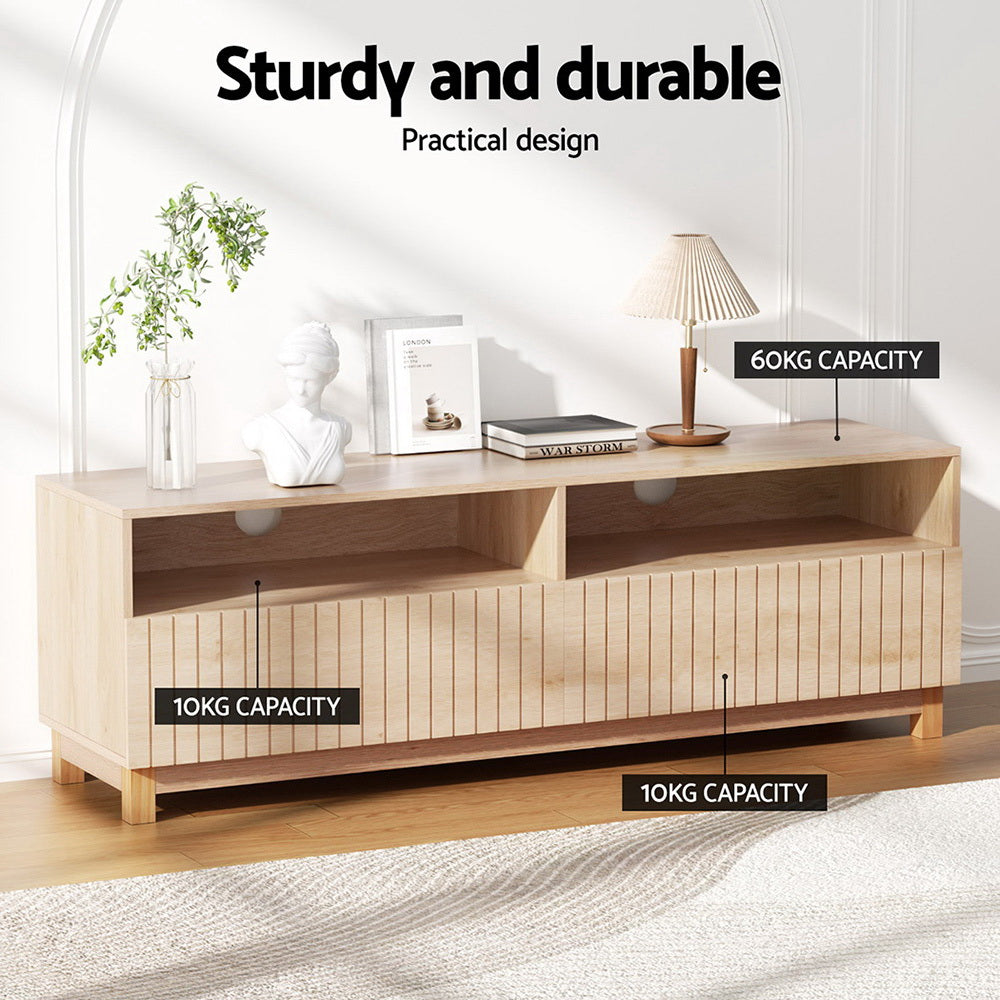 Karel 150cm TV Cabinet Entertainment Unit Pine