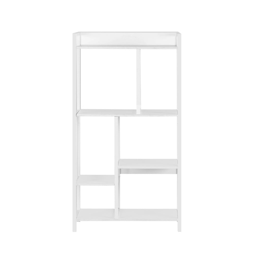 Artiss 120cm Bookshelf Display Shelves 5 Tiers White