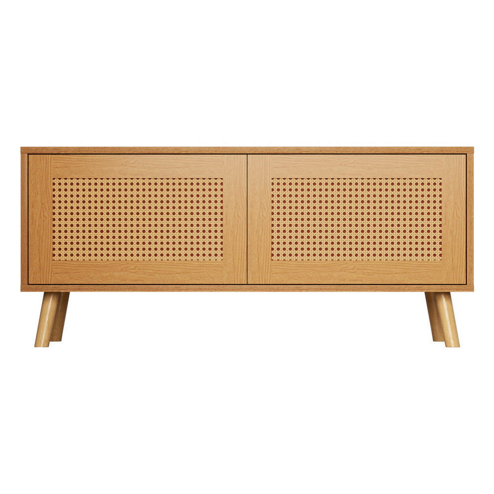 Starlyn Shoe Rack Bench Rattan Pine 10-Pair Storage