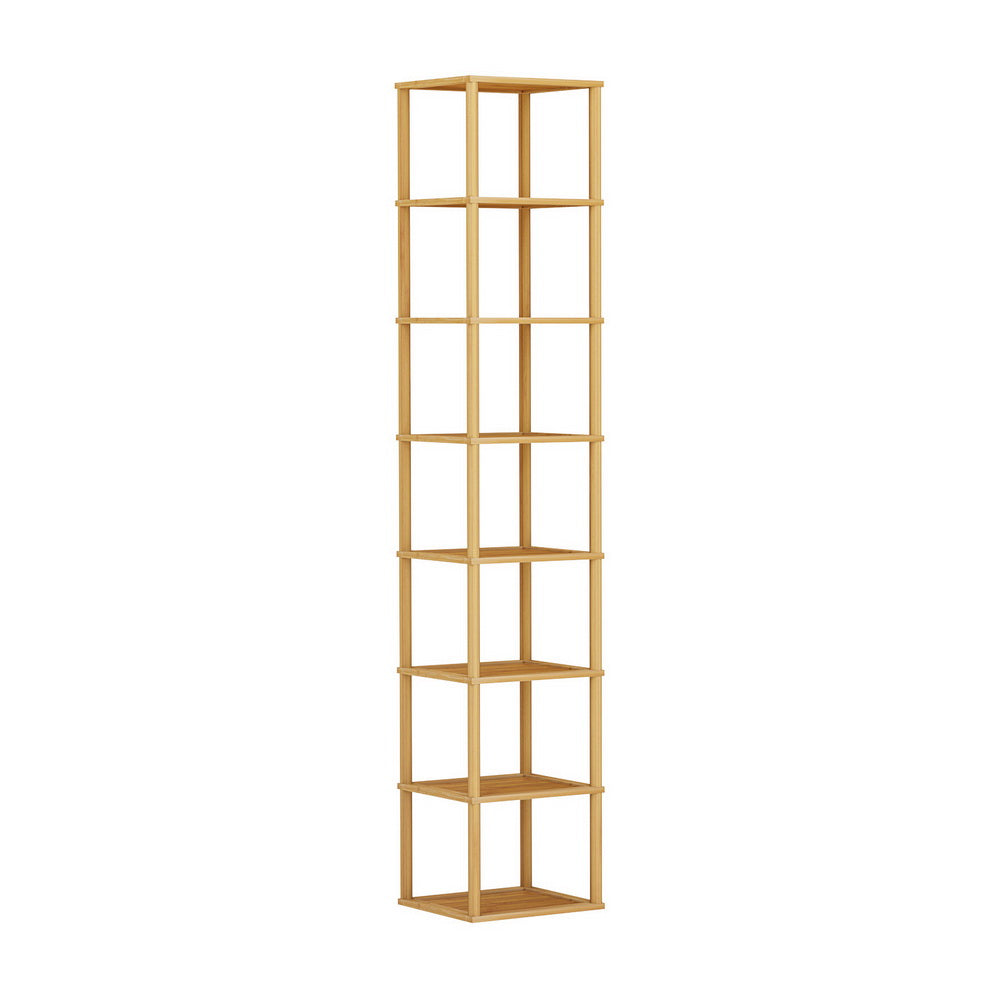 Taylor 8-Tier Stackable Shoe Rack Pine