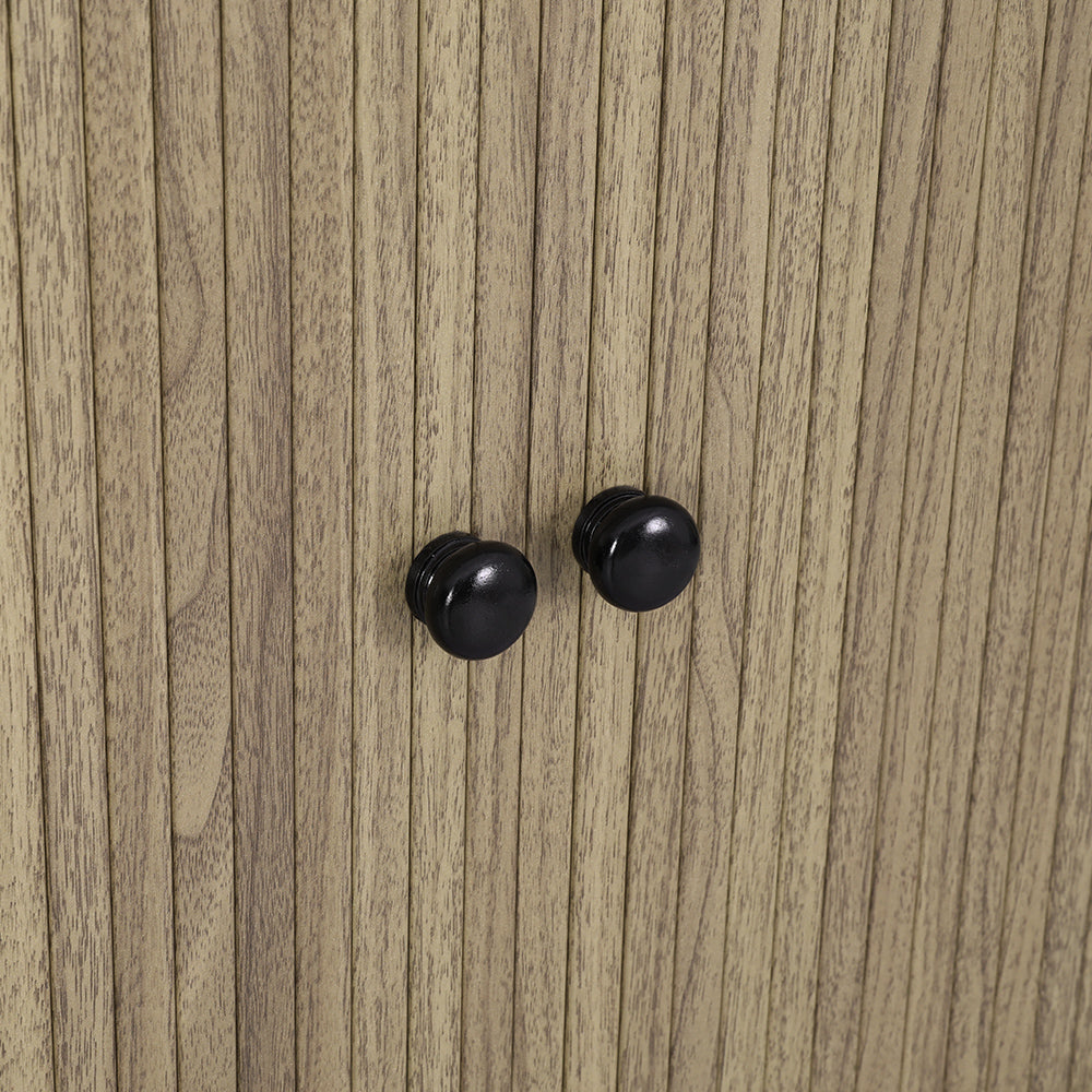 Boris Buffet Sideboard Sliding Doors Black Pine