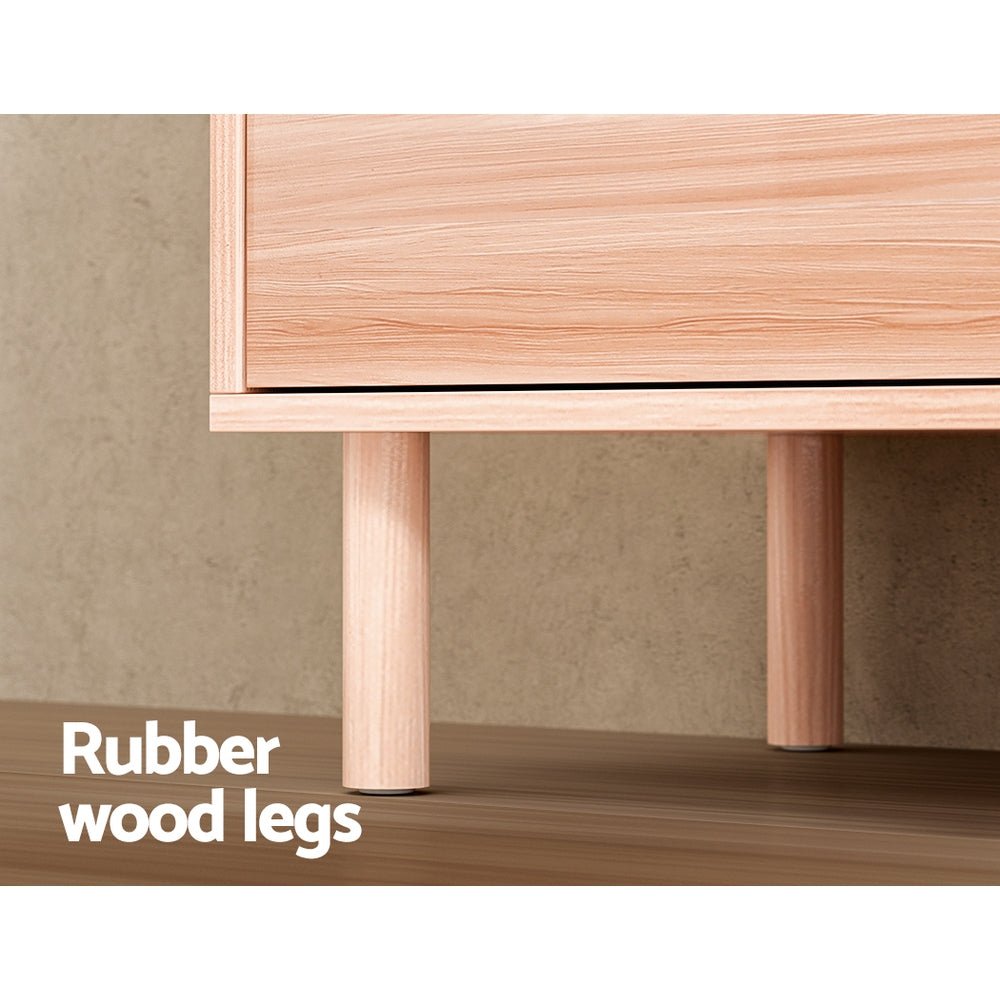 ALVA 6-Drawer Tallboy Dresser Pine