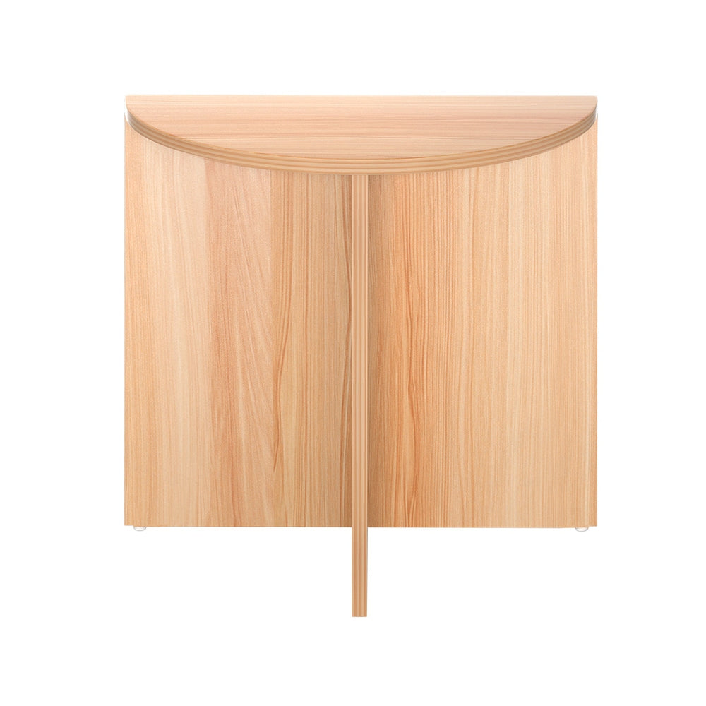 Elva 48CM Coffee Table Semi-circle Pine