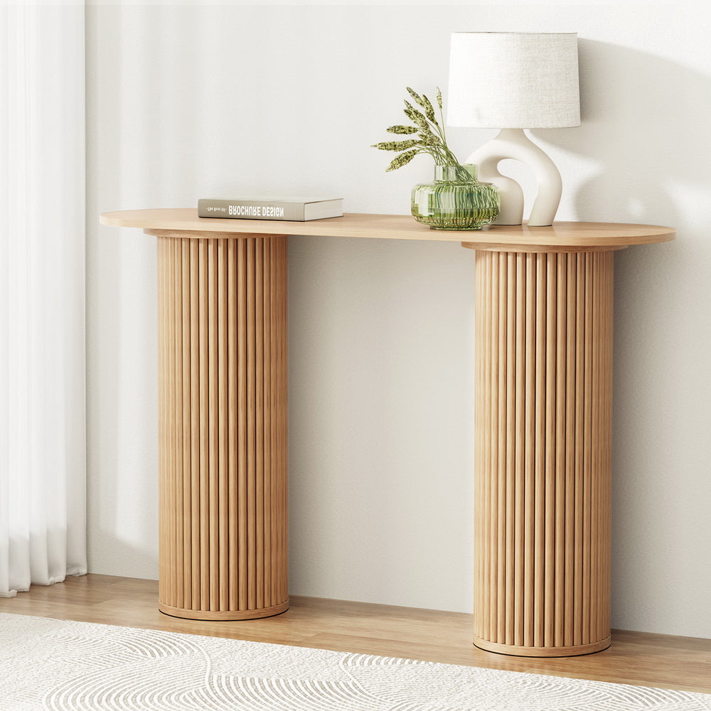Blake 115cm Oval Console Table Pine