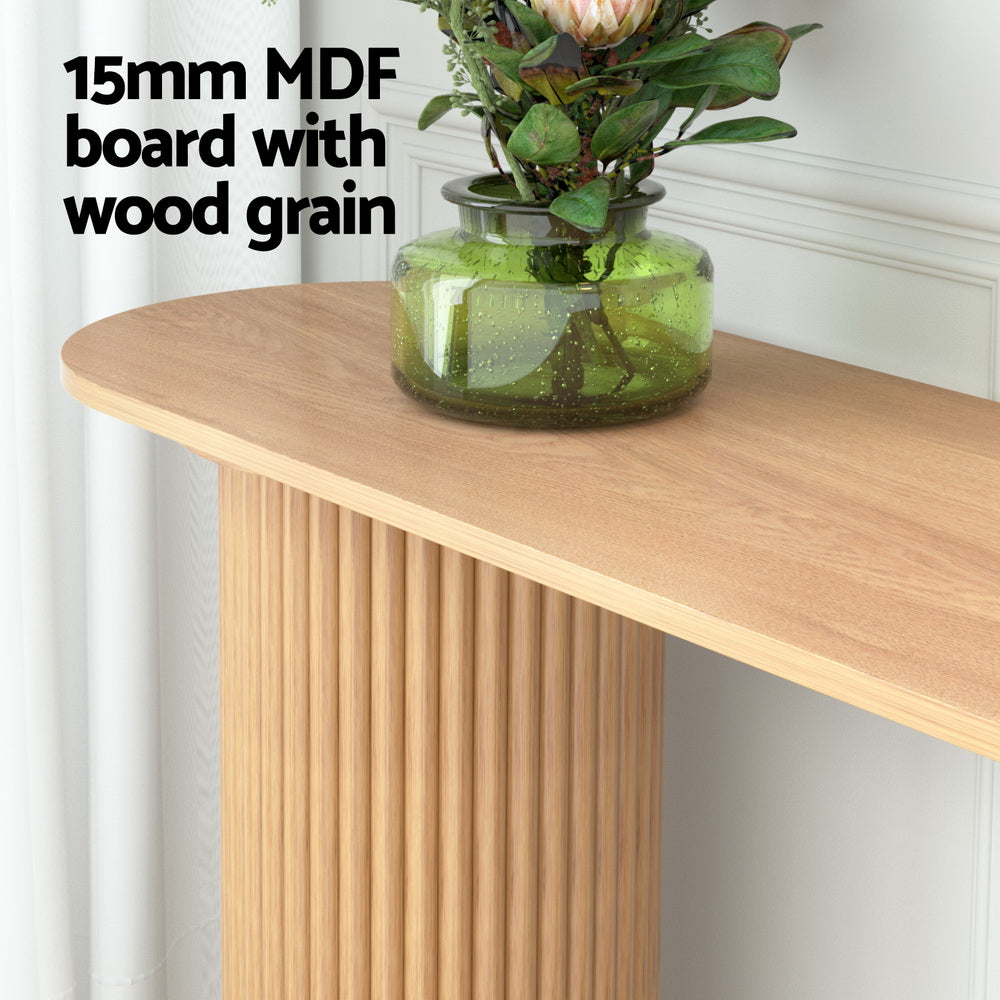 Blake 115cm Oval Console Table Pine