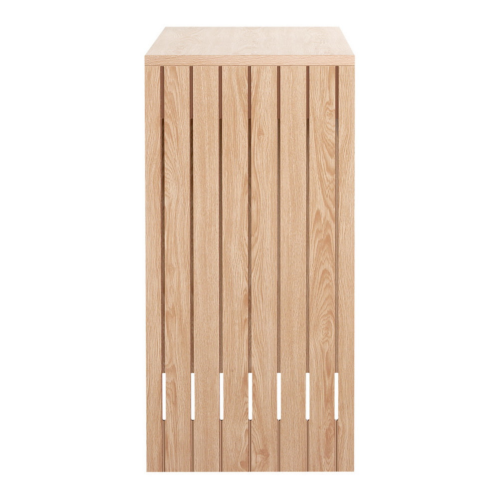 Fluted Pine Console Table 120CM