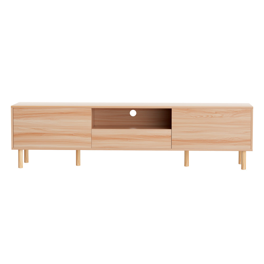 Alex 180cm Entertainment Unit TV Cabinet Storage Pine