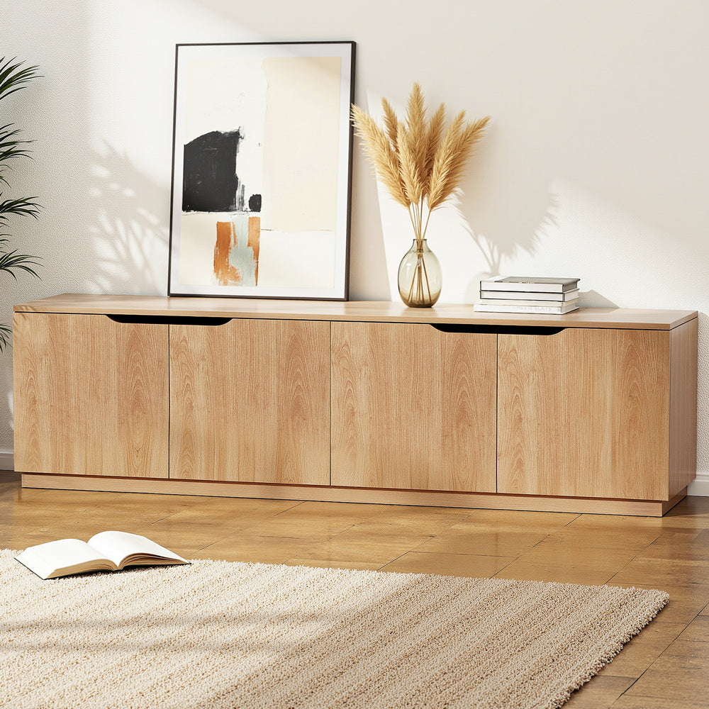 Artiss TV Unit Entertainment Cabinet 180cm Pine