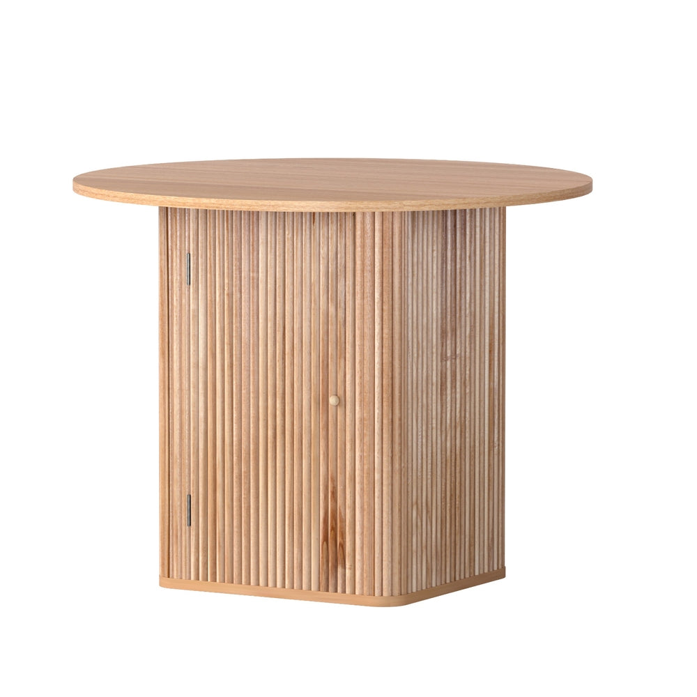 Artiss 1M Dining Table Storage Base Pine 4-Seater