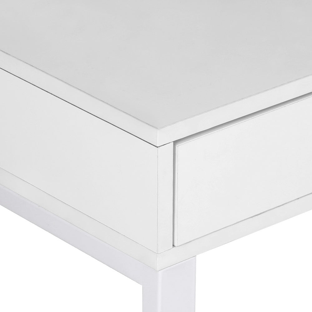 Artiss Office Desk 150cm White with Drawers and Bookshelf