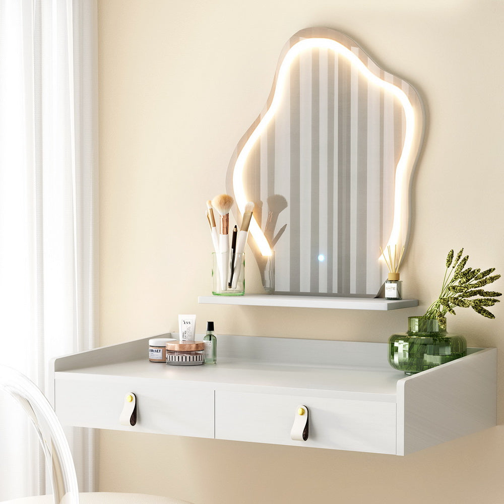 Daphne Floating Dressing Table LED White
