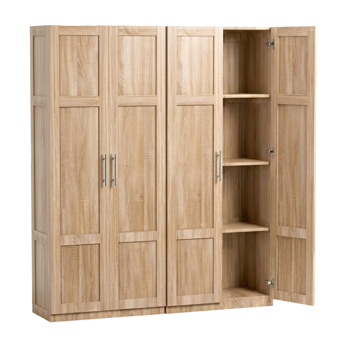 Artiss 2 Door Kitchen Storage Cabinet 180cm Pine