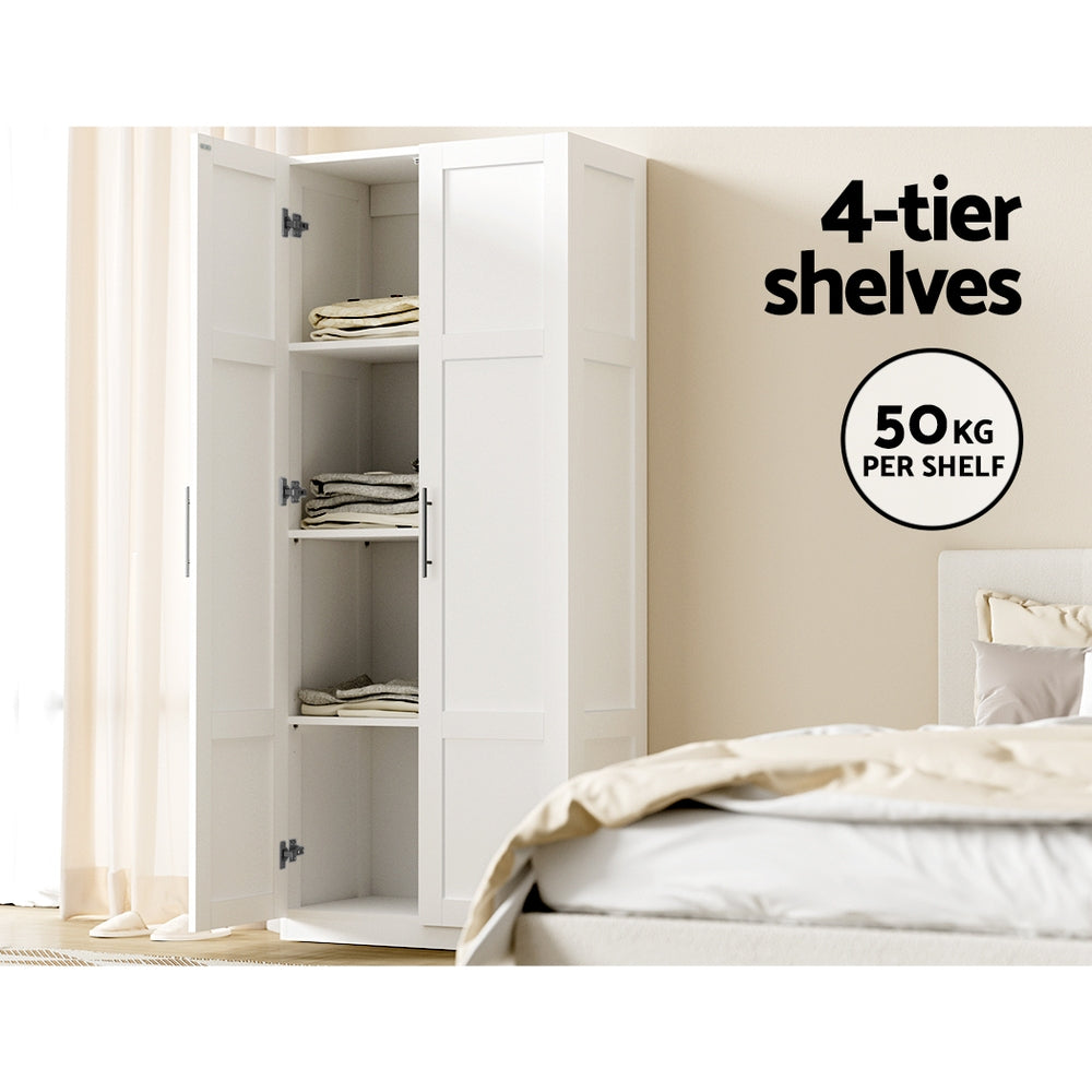 Artiss White 2-Door Buffet Sideboard Cabinet Pantry