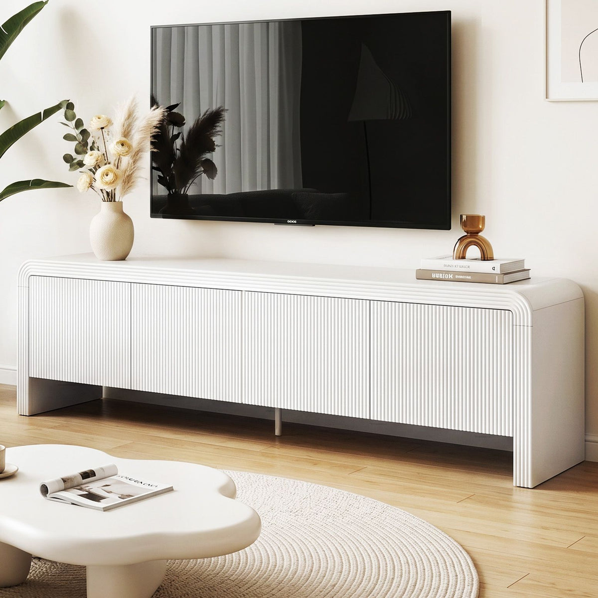 Artiss Entertainment Unit TV Storage Cabinet 180cm White