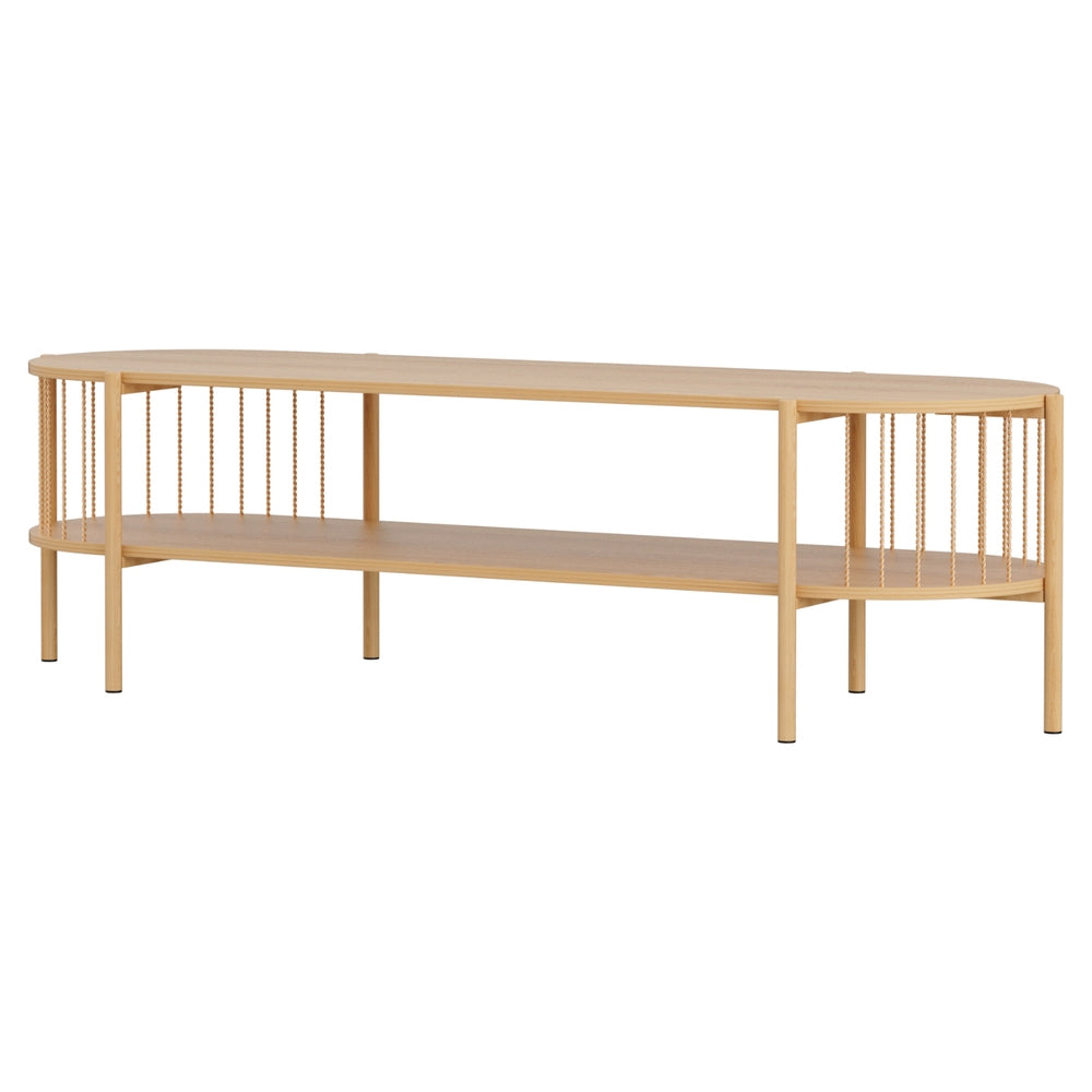 Artiss 148cm TV Entertainment Unit Pine