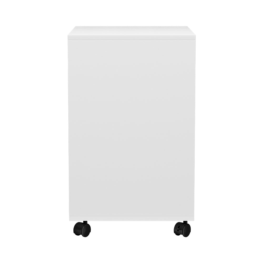 Artiss White 5-Drawer Mobile Filing Cabinet Rolling Storage