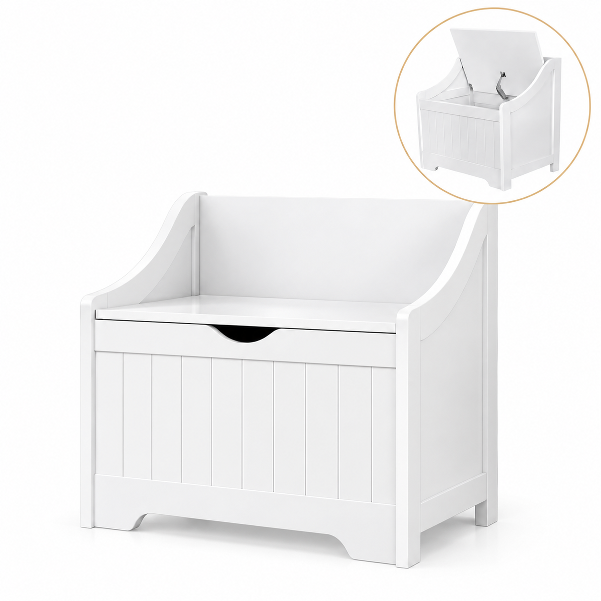 Keezi Kids Toy Box Chest Storage Organiser Square