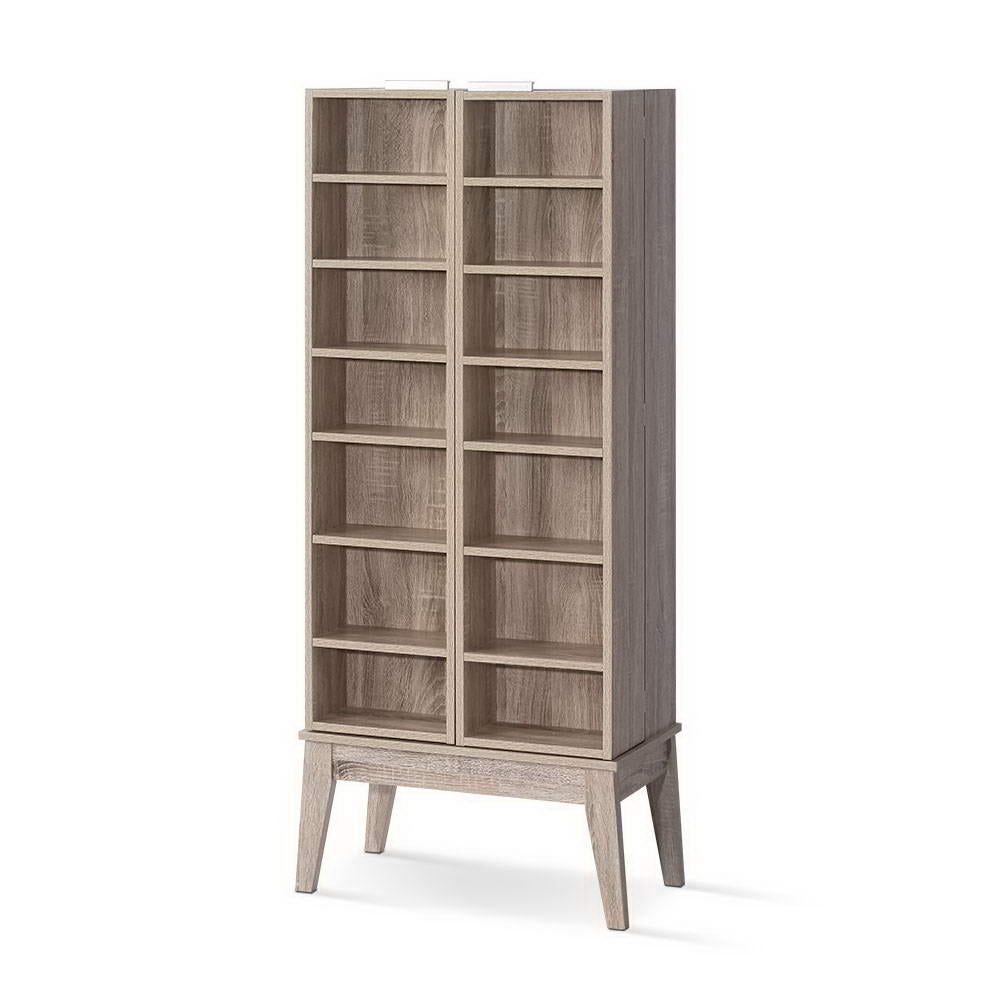 Berg Oak Multimedia Shelf CD Storage Rack