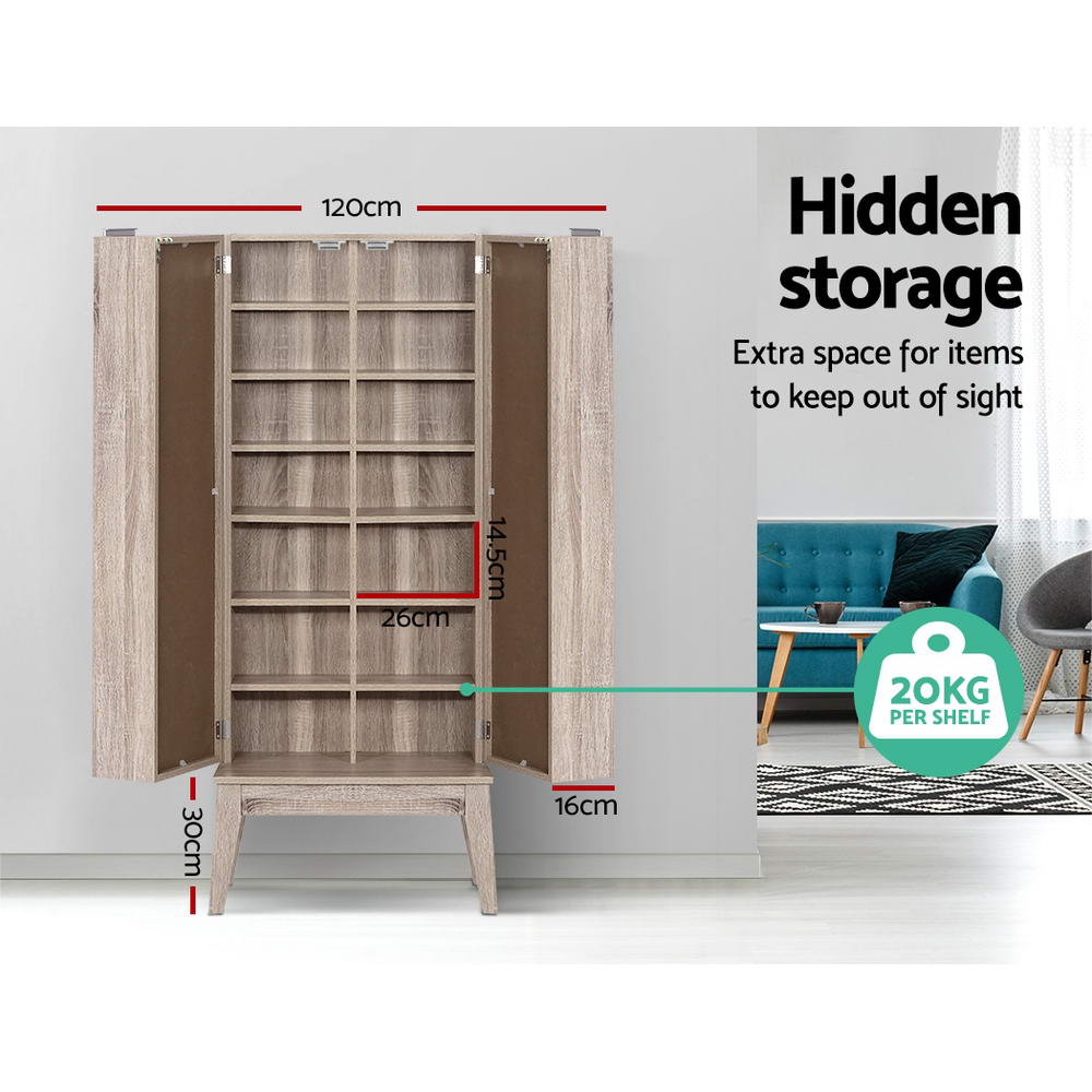 Berg Oak Multimedia Shelf CD Storage Rack