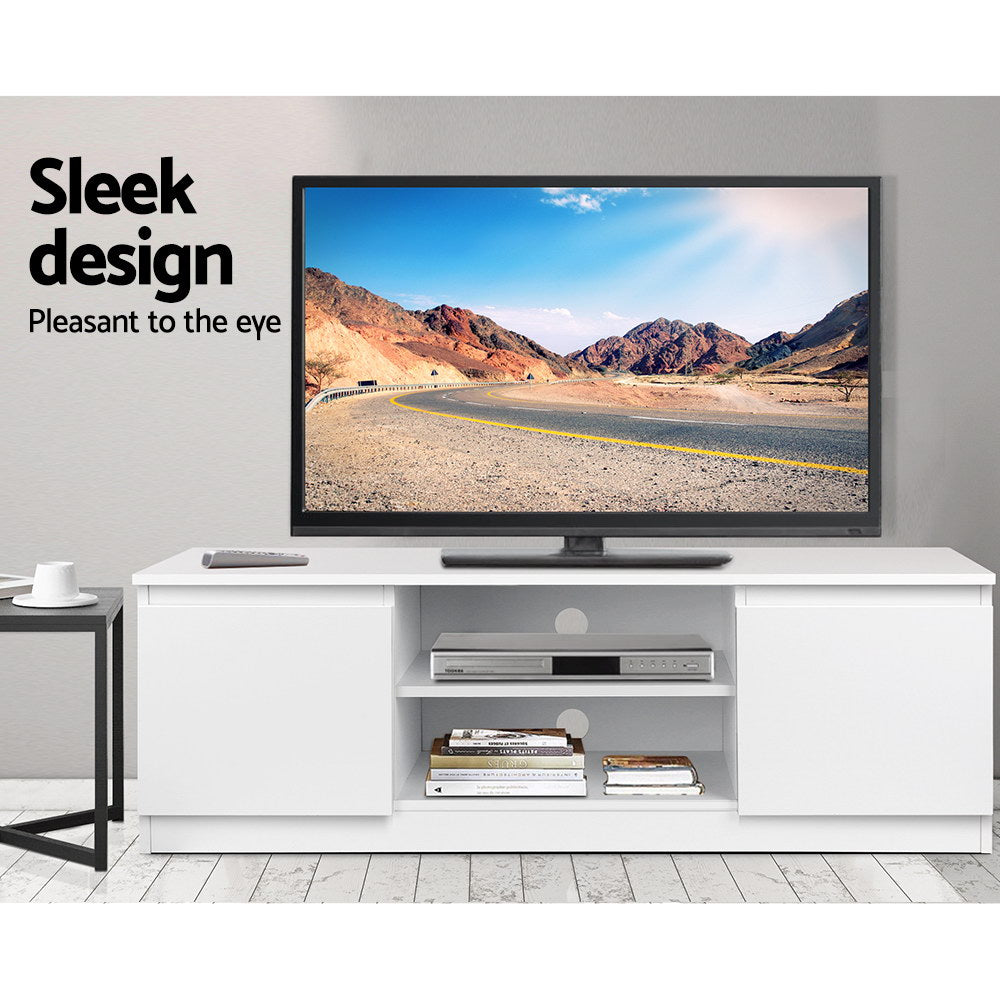 Anita 120cm TV Cabinet Entertainment Unit White