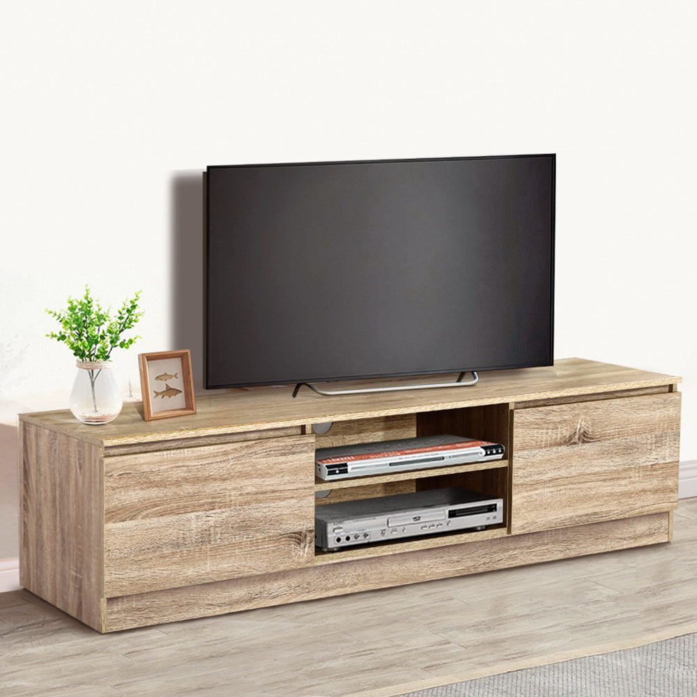 Charles 160cm TV Cabinet Entertainment Unit Pine Natural