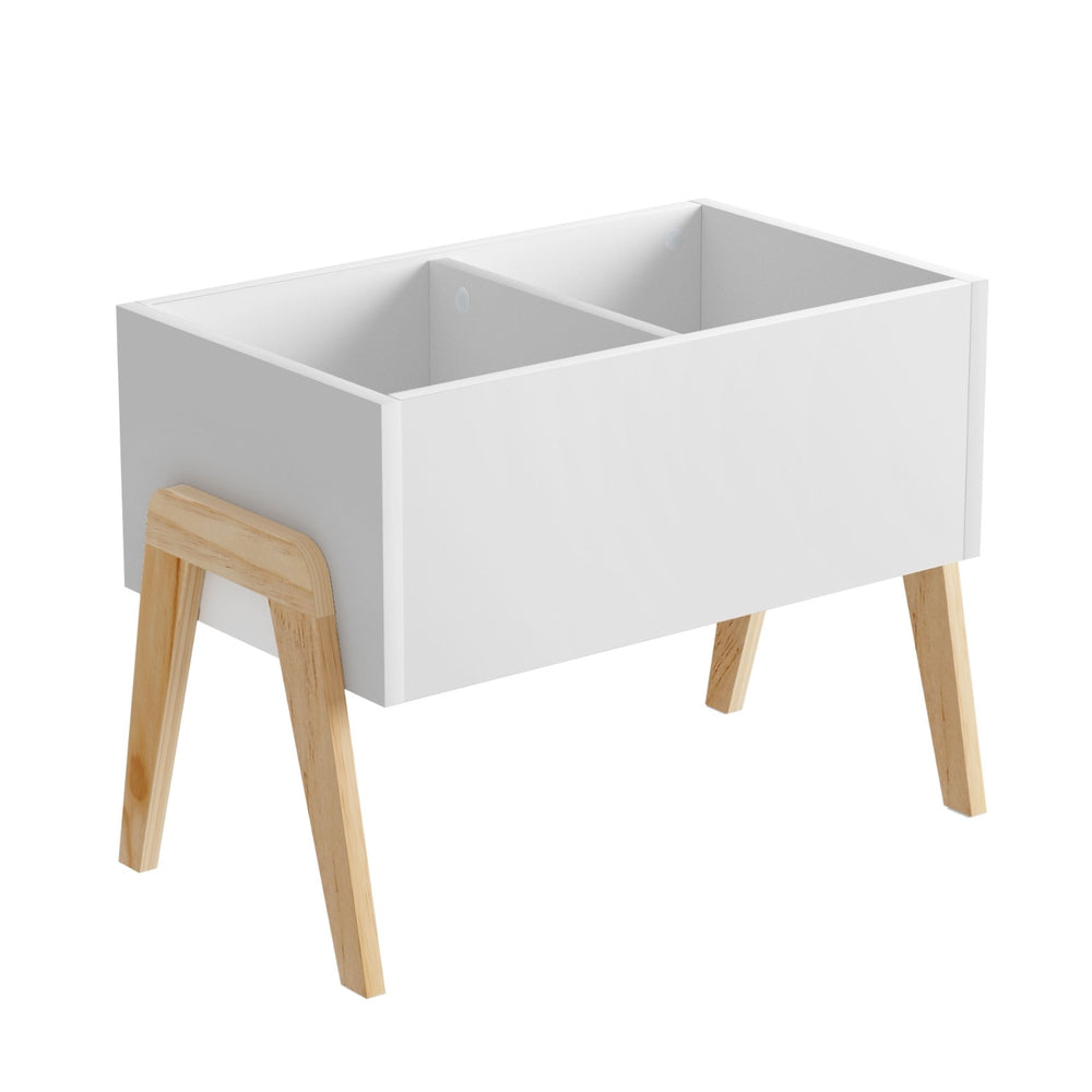 Keezi Kids Wooden Toy Box Storage Cabinet White
