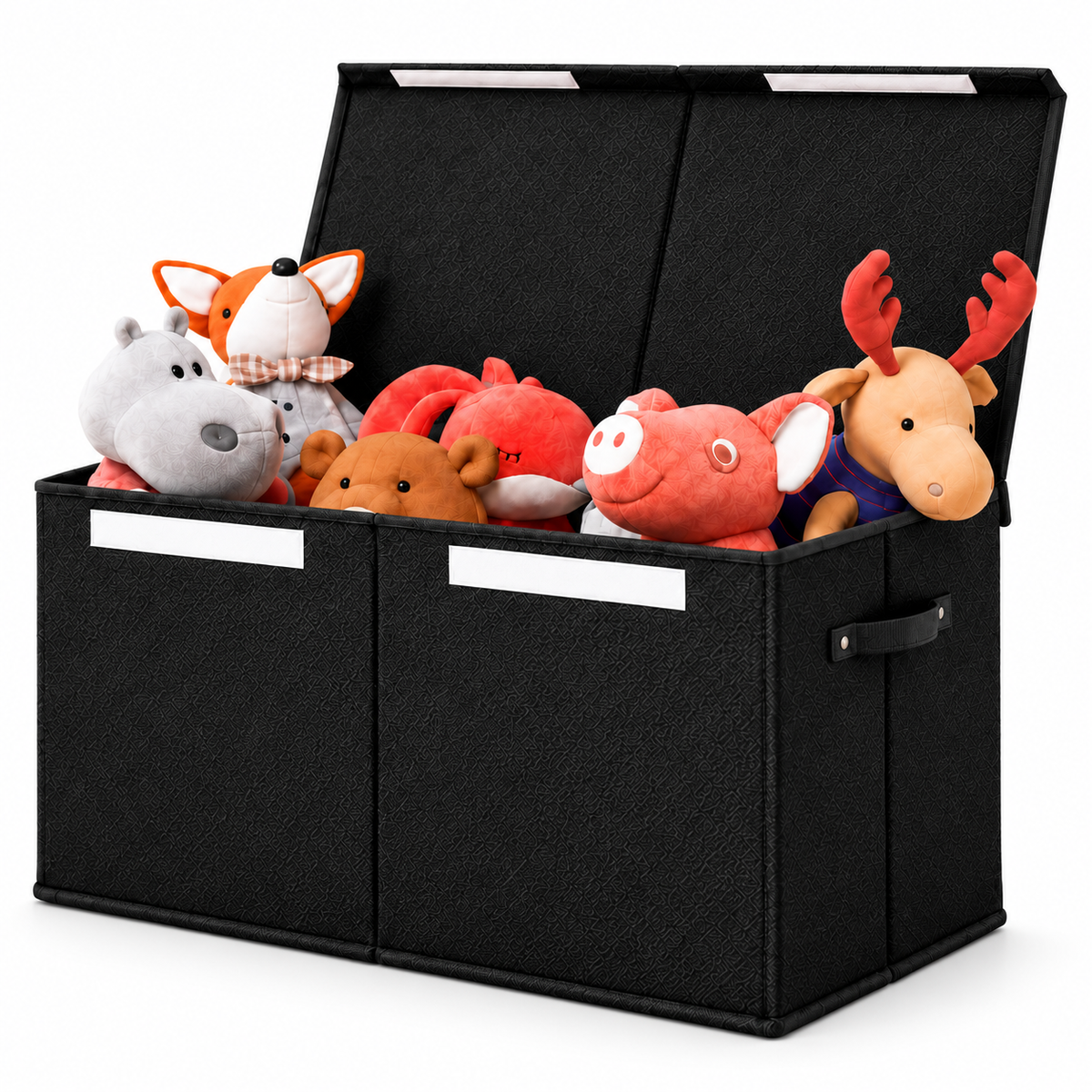 Keezi Large Toy Box Chest with Flip-Top Lid Foldable Storage Organiser
