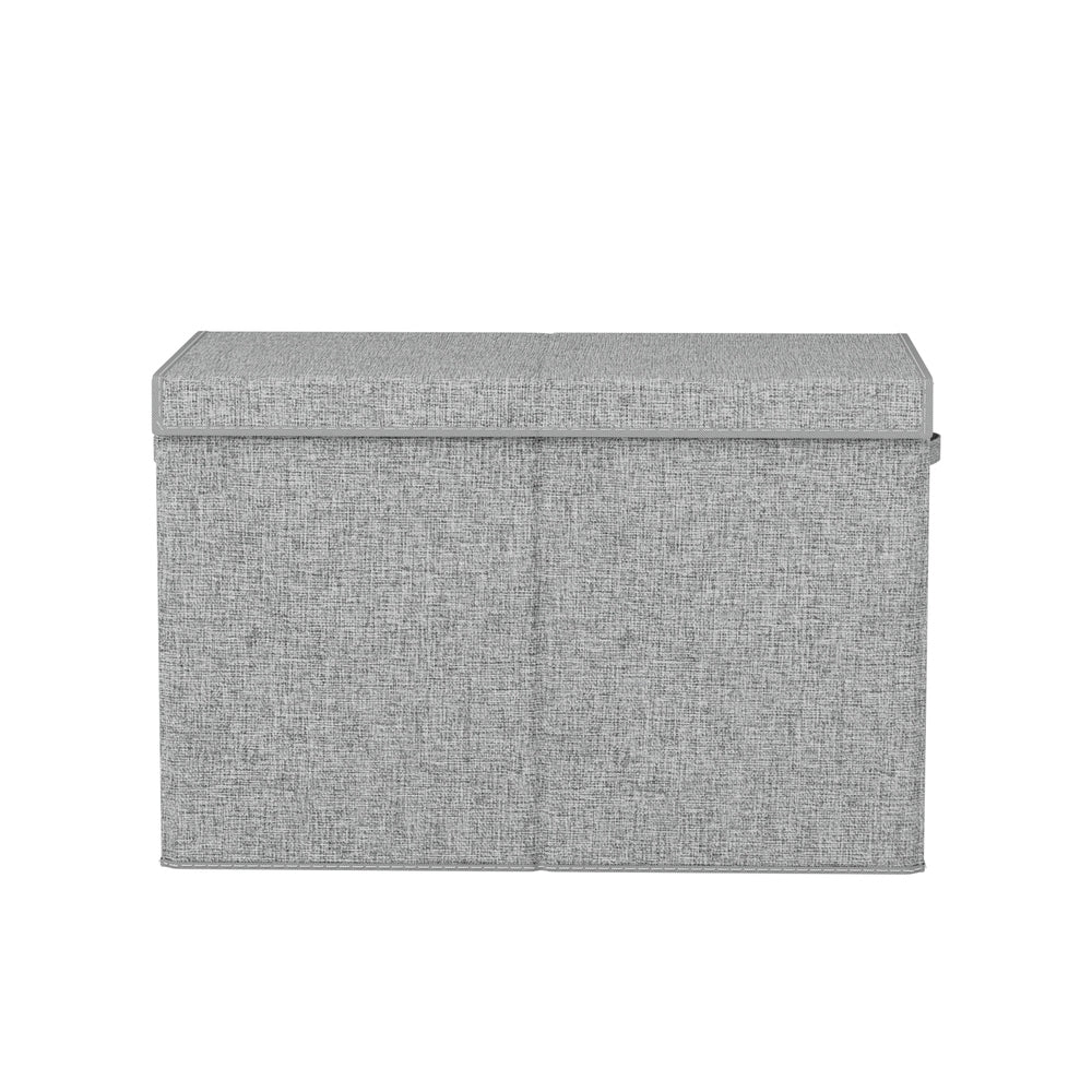 Keezi Large Toy Storage Box Foldable Chest Grey