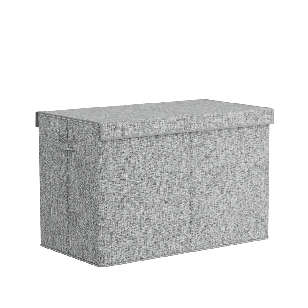 Keezi Large Toy Storage Box Foldable Chest Grey
