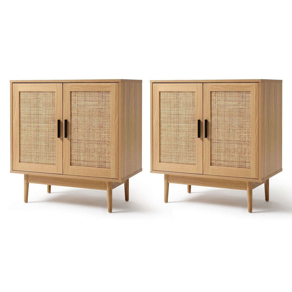 Briony 2 Door Buffet Sideboard Cabinet with Rattan Doors