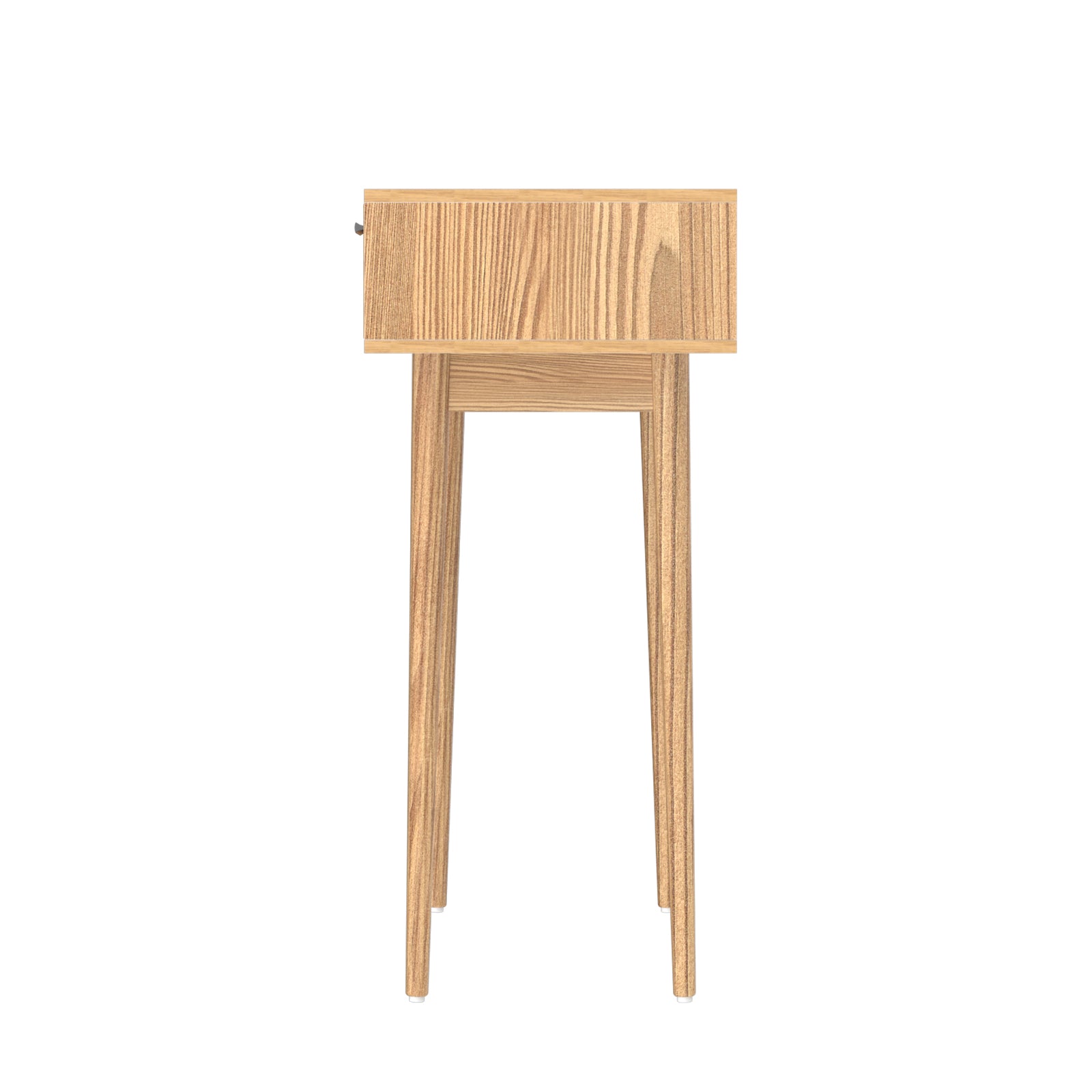 Artiss Console Table Rattan Drawers Wood Finish