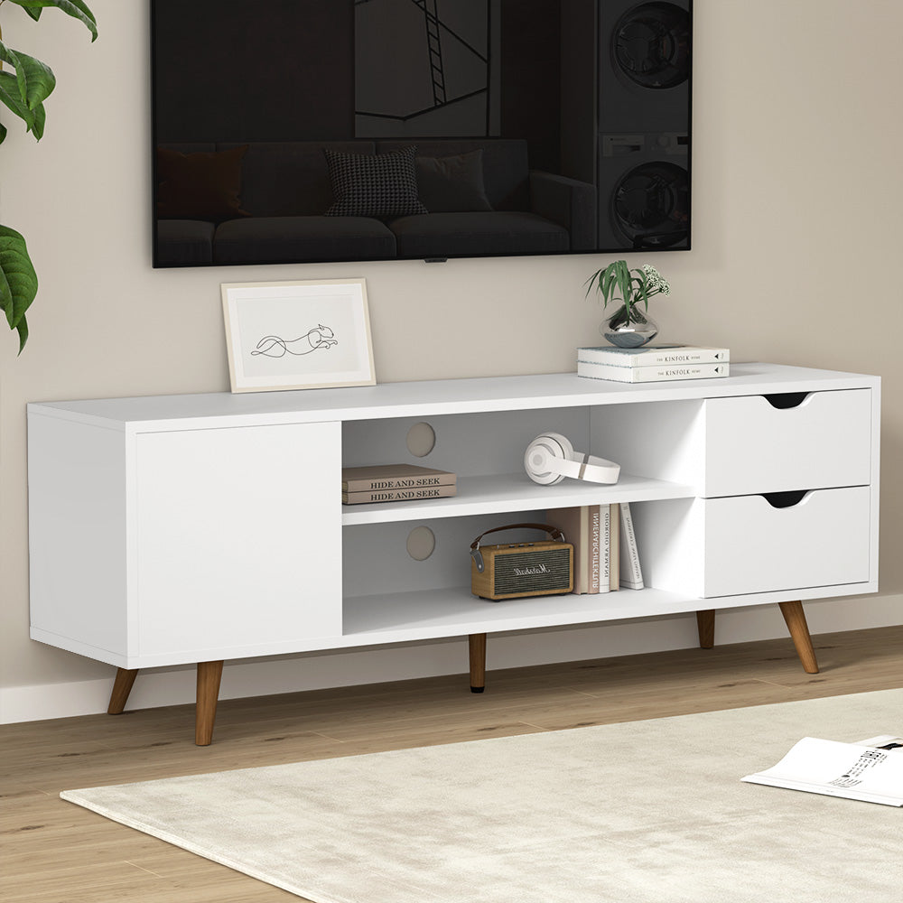 Larin TV Cabinet Entertainment Unit 120cm White