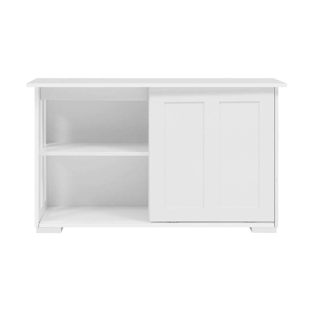 SERA White Buffet Sideboard Sliding Doors