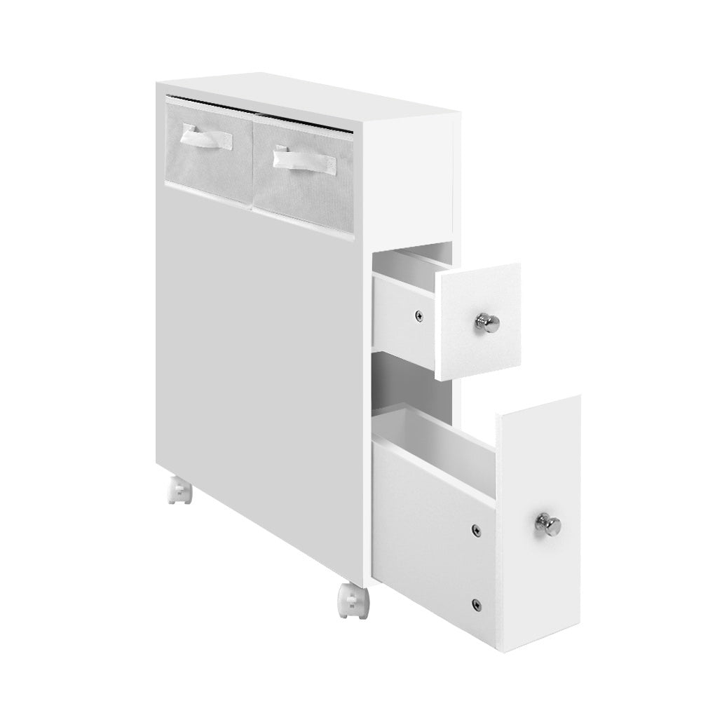 Artiss Bathroom Toilet Storage Caddy with Drawers