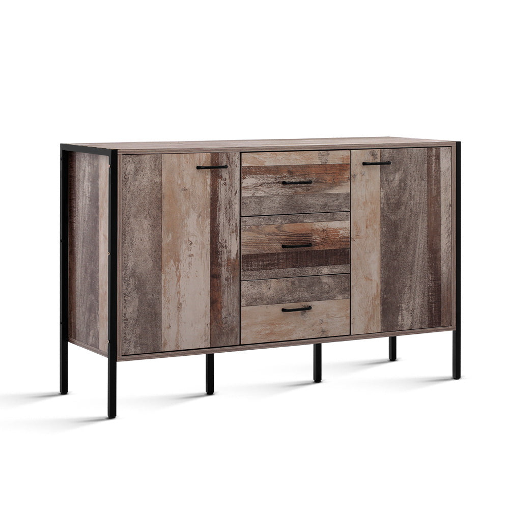 Barnly Wooden Sideboard Dark Grey
